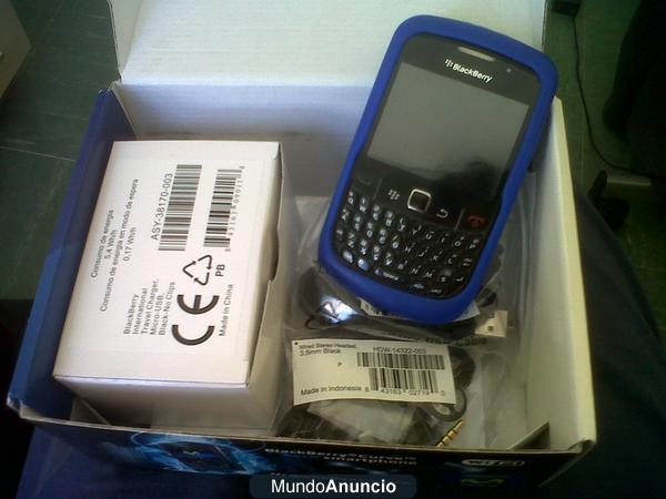 BlackBerry 8520 NEGRA COMPLETA LIBERADA