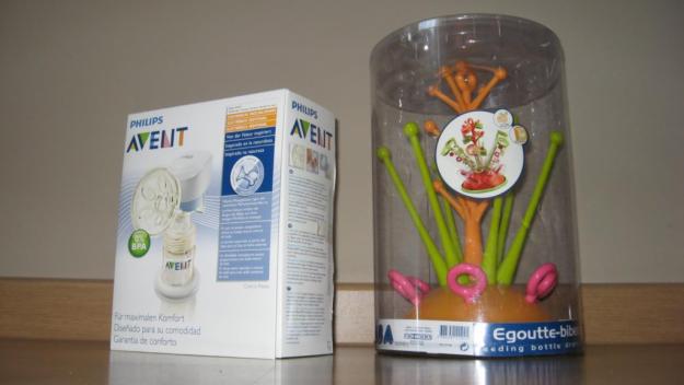 Sacaleches Philips Avent electrónico y regalo secabiberones