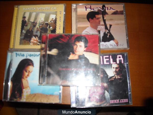 9 discos originales por 5 euros todos