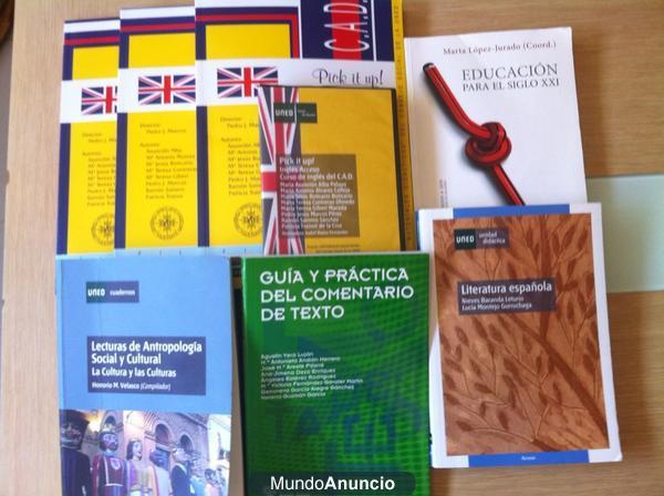 Libros Acceso UNED mayores de 25