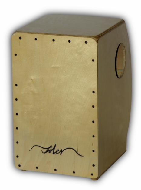 cajon flamenco con espalda curva