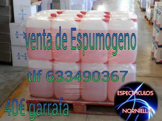 Espumogeno homologado fiestas de la espuma