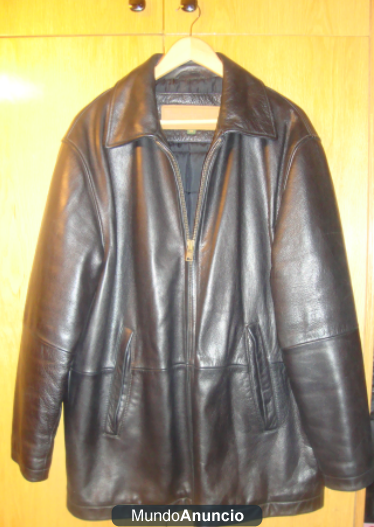 CHAQUETA NEGRA PIEL TIMBERLAND