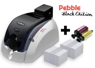 IMPRESORA DE TARJETAS PEBBLE BLACK OCASION!!