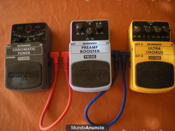 3 PEDAL GUITARRA