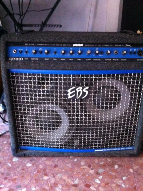 Vendo amplificador de Bajo EBS Gorm 300 W