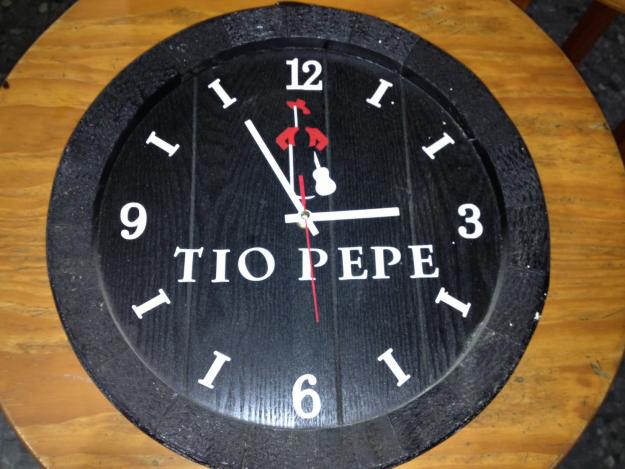 articulos de coleccion reloj  de tio pepe de pared