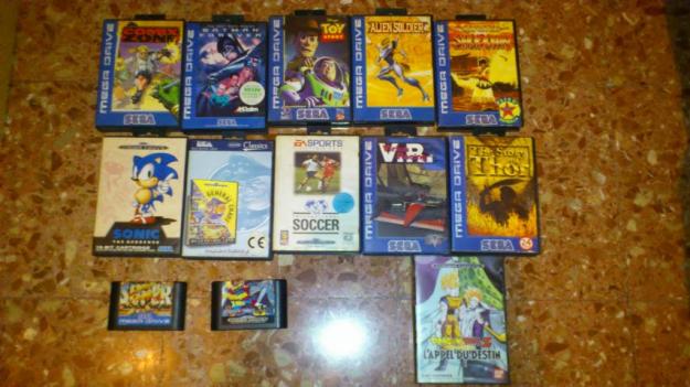 13 juegos megadrive  150e!!