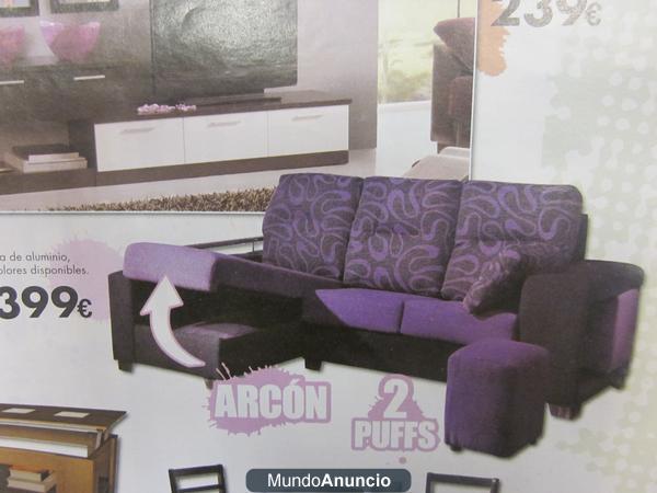 SOFA CHAISELONGE POR TAN SOLO ¡¡¡399€!!!