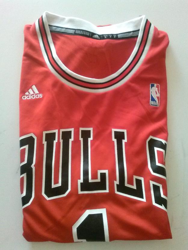 Camiseta Chicago Bulls, Rose #1 Talla M (Adidas oficial)