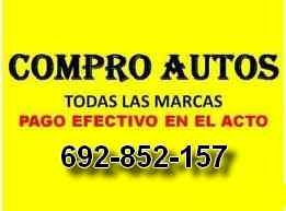 Compramos todo tipo de vehiculos 692-852-157