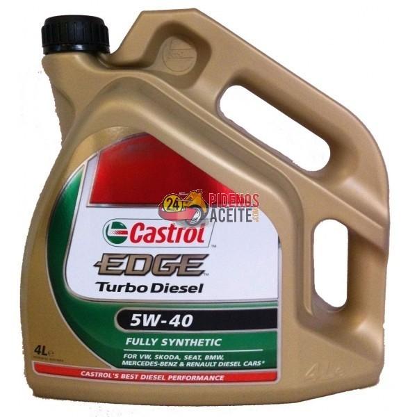 Aceite Castrol Edge Turbo Diesel 5W40, 4 Litros