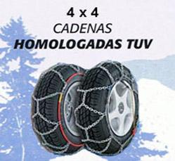 CADENAS PARA LA NIEVE, TELA, ROMBO, 4 X 4 AUTORESIT