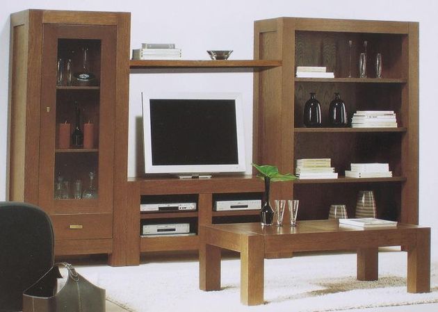 Gran Liquidacion Salón T.V. Madera Maciza de Roble