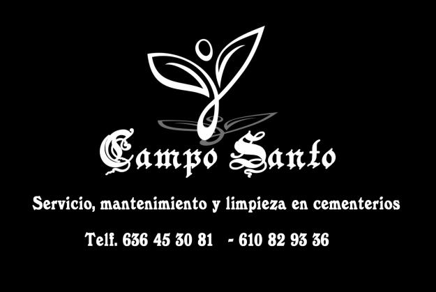 Campo santo , servicio, mantenimiento y limpieza en cementerios