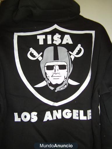 SUDADERA HOODIE RAIDERS, TISA, NUEVA