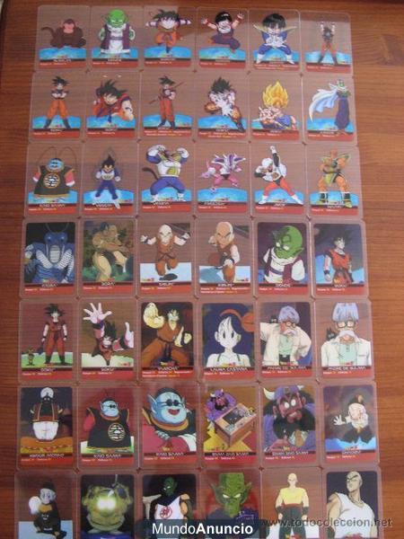 dragon ball z lamincards