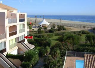 Apartamento en residencia : 4/4 personas - piscina - vistas a mar - saint cyprien plage  pirineos orientales  languedoc-