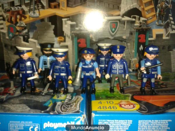 PLAYMOBIL LOTE DE POLICIAS