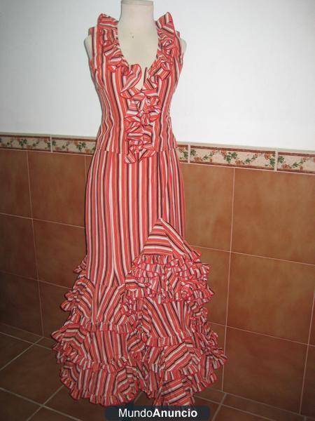 traje de flamenca de dos piezas