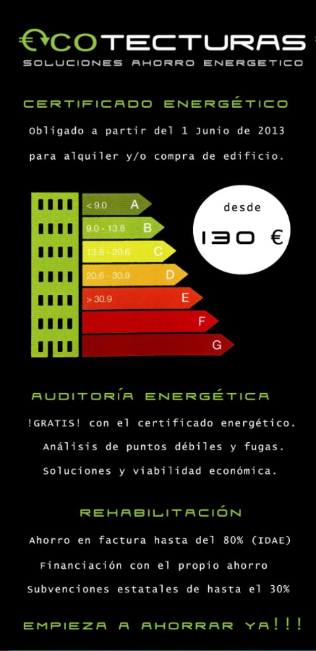 Certificado Energetico: Soluciones de Ahorro Energetico