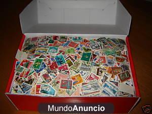 caja de sellos mundiales