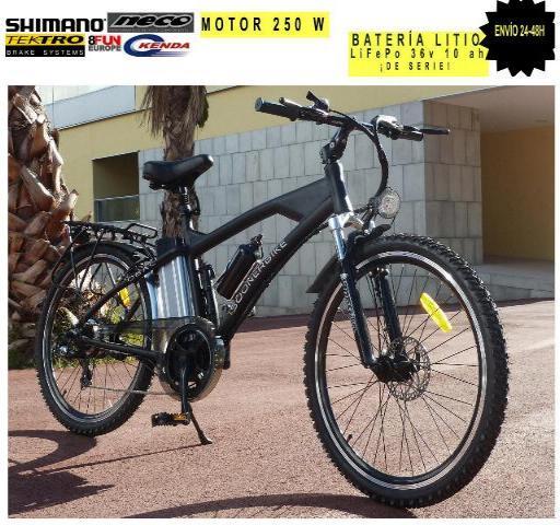 Bicicletas electricas soonerbike precios imbatibles lifepo4