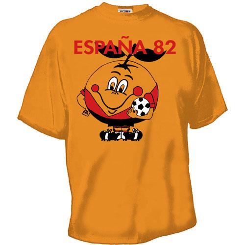 CAMISETA NARANJITO ESPAÑA 82 ORIGINAL