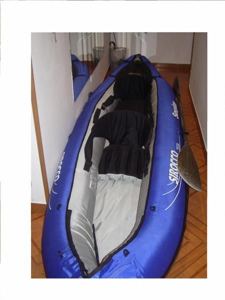 kayak de cordura y pvc dos plazas