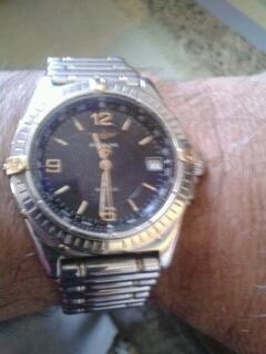 Breitling windrider oro y acero automat.mecanico