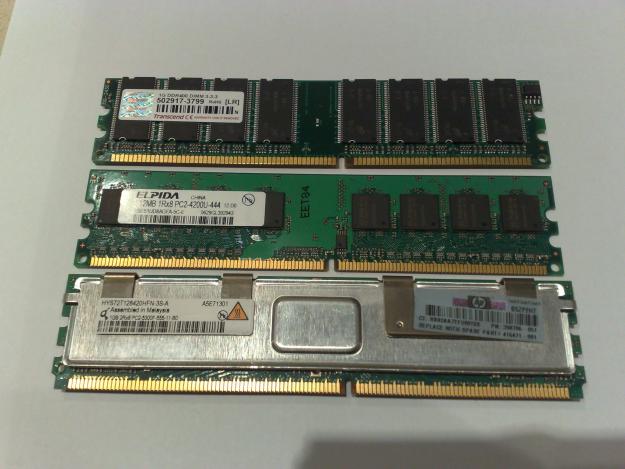 Vendo memorias para pc