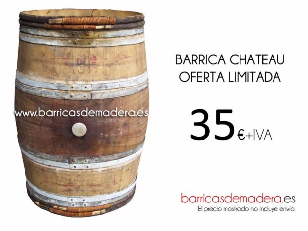 Barricas de vino usadas