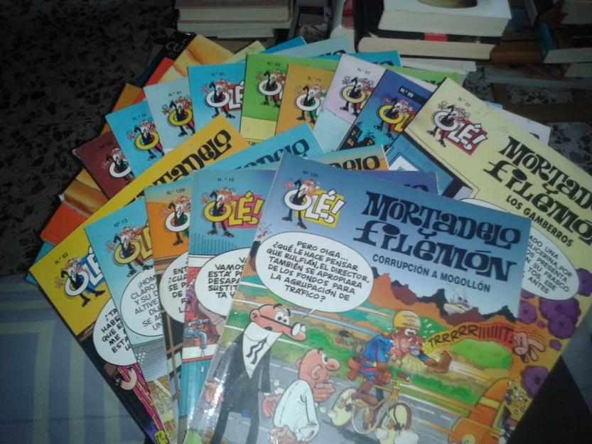 Lote de comics mortadelo y filemon