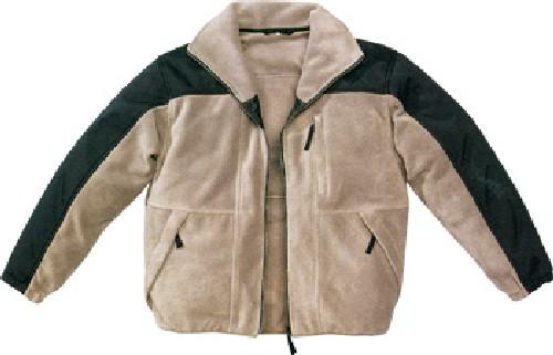 Chaquetas forro polar beige/marrón, Planas