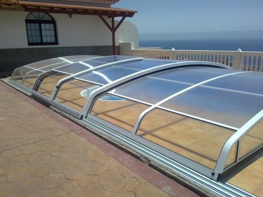 Montar una cubierta cerramiento de piscina cover Easycover de cover,  Con la cubierta