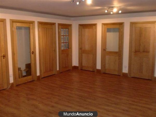 Se vende lote de 600 puertas en roble a 20 eur/unidad