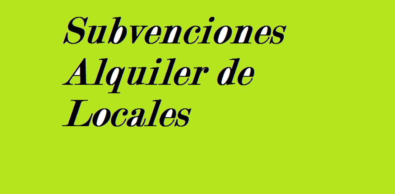 local ideal para cualquier negocio con subvenciones.