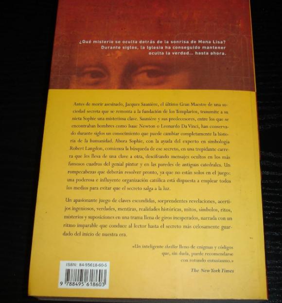 el codigo da vinci por dan brown