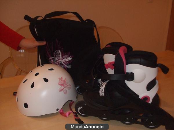 VENDO PATINES Y CASCO,