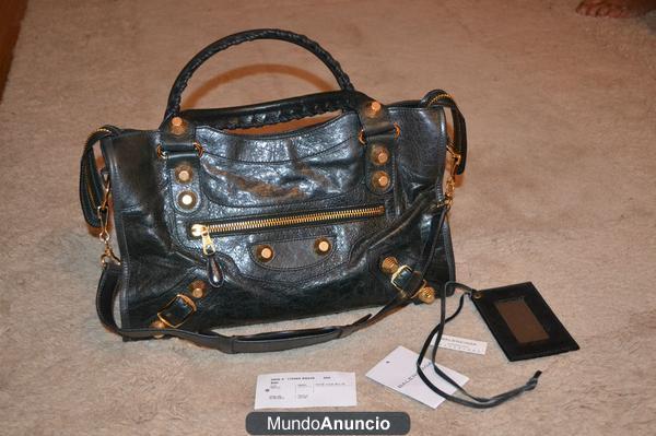 100% auténtico grande bolso de ciudad Balenciaga