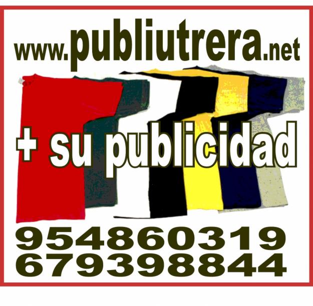 PUBLIUTRERA CAMISETA + SERIGRAFIA 1,69 €