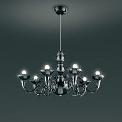 Artemide Pantalica sospension - Negro - iLamparas.com