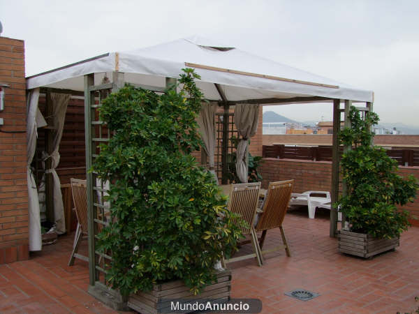 Cenador para jardín o terraza 4x3m2