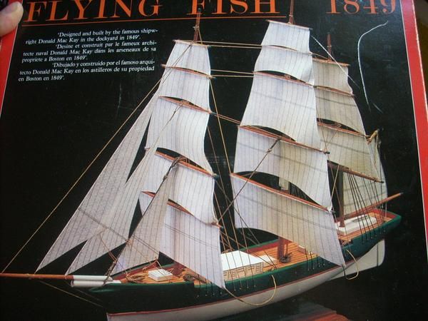 Se vende Maqueta Barco.  Modelo CLPPER OF BOSTON FLIYING FISH  1984.