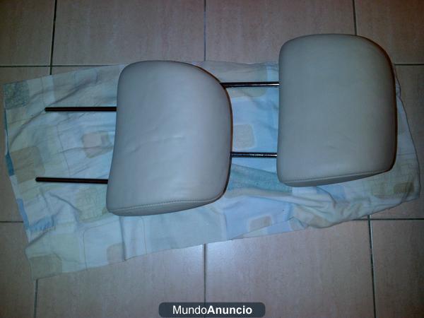 2 REPOSA CABEZA DE BMW X5 E53 CERIE 5 ETC COLOR BEIS DE PIEL LEDER