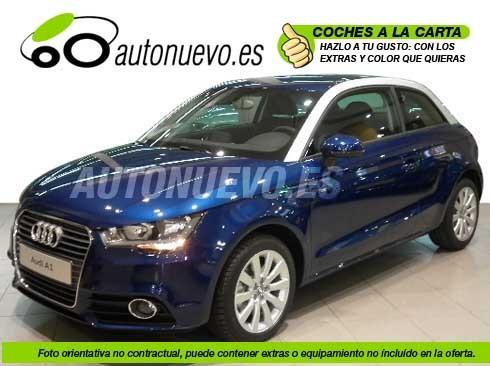 Audi A1 Attraction 1.6Tdi 90cv Manual. Blanco  Amalfi, Negro Brillante ,Azul Cumulo. Nuevo.Nacional.