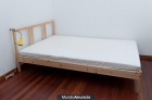 Cama doble y colochon como nuevos - mejor precio | unprecio.es