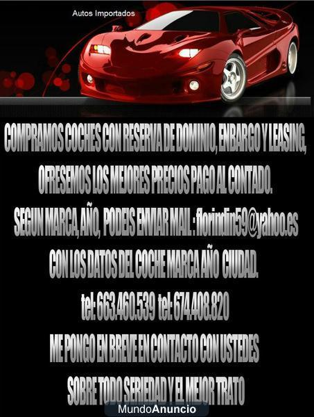 COMPRAMOS COCHES