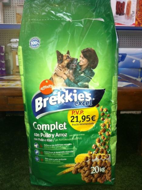 PIENSO EN OFERTA BREKKIES EXCEL COMPLET 20KG