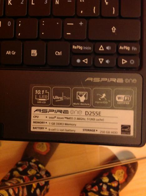 Portatil Acer 10 pulgadas